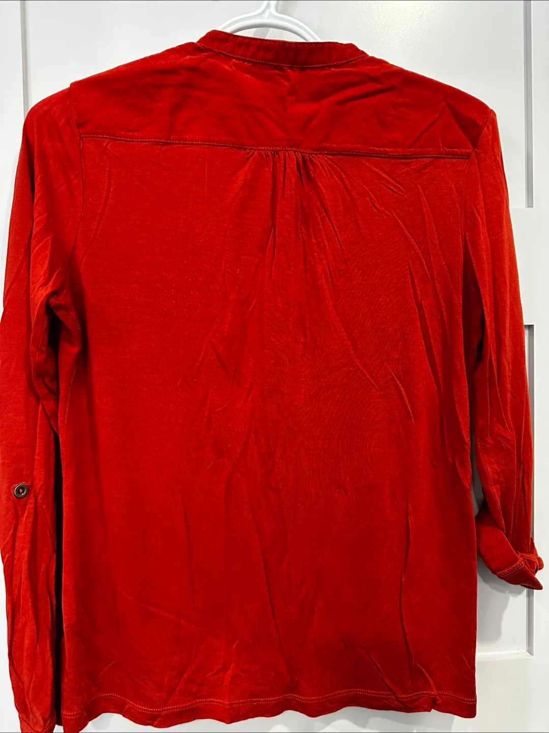 Jessica Rust Long Sleeve Blouse - Size S image indicator(3)