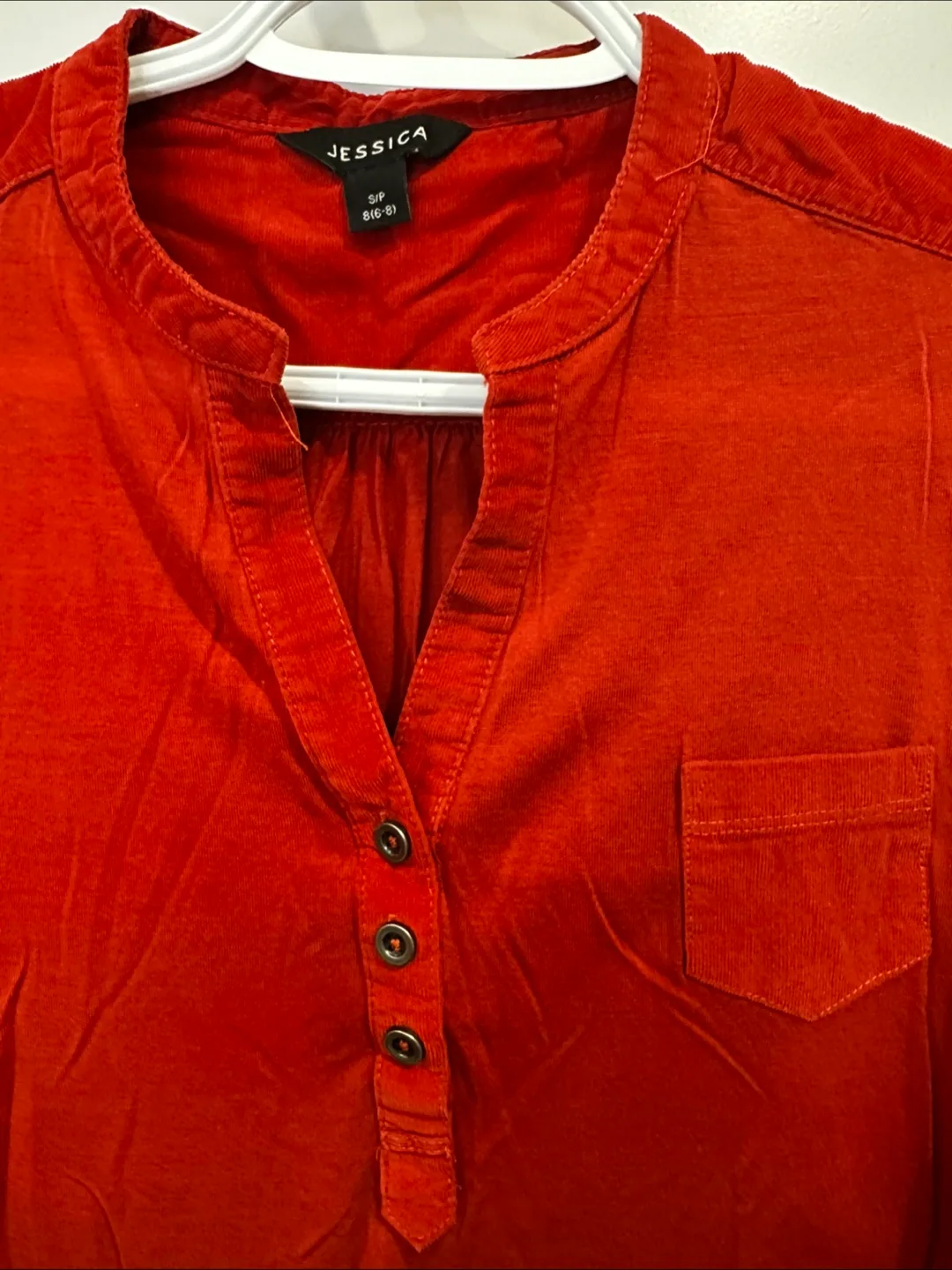 Jessica Rust Long Sleeve Blouse - Size S image indicator(2)