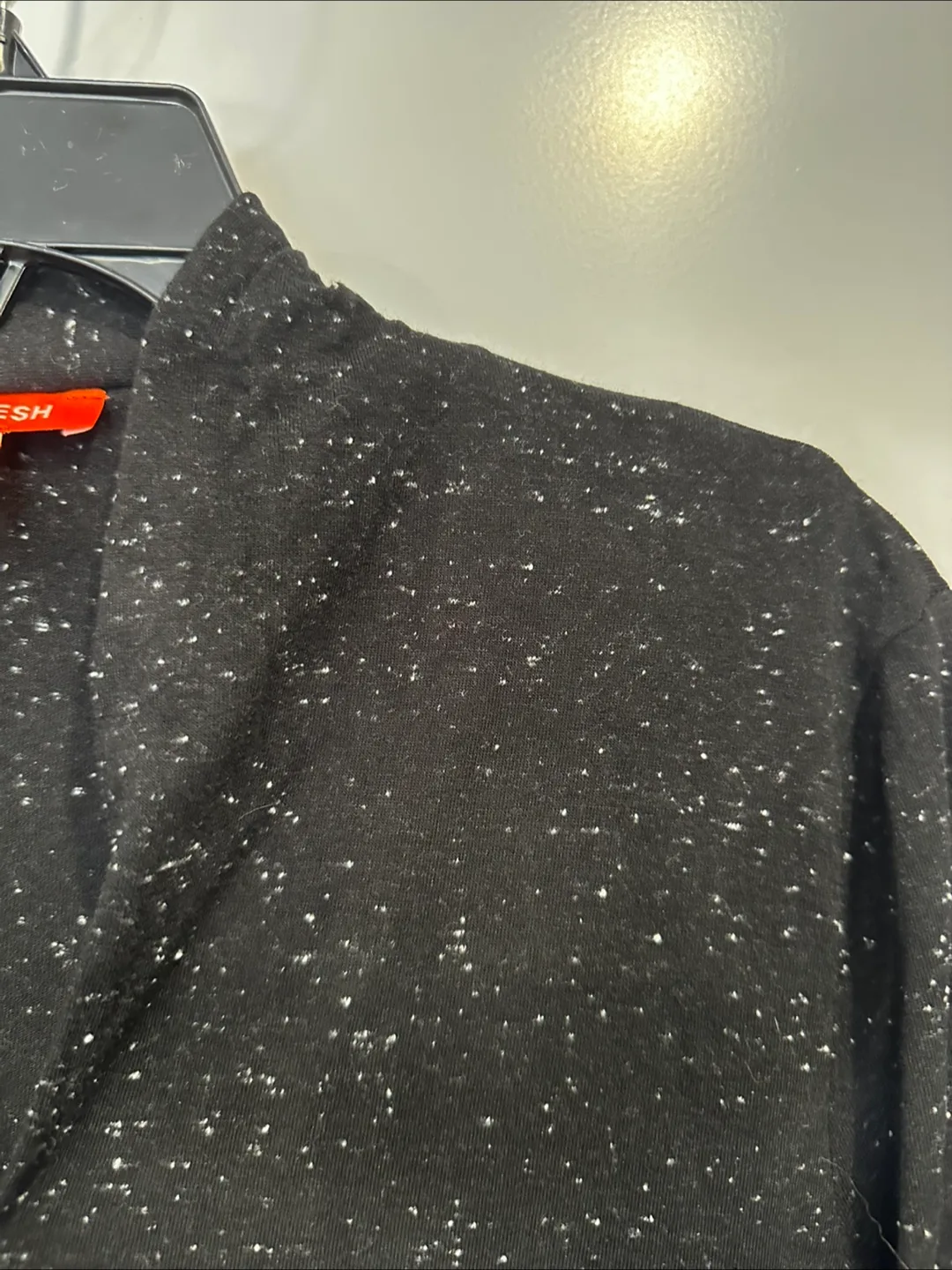 Joe Fresh Black Speckled Long Sleeve Top image indicator(2)