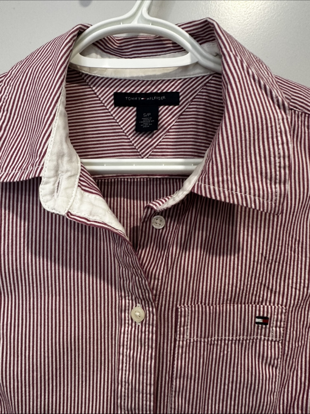 Tommy Hilfiger Striped Button-Down Shirt - Size S - photo 2