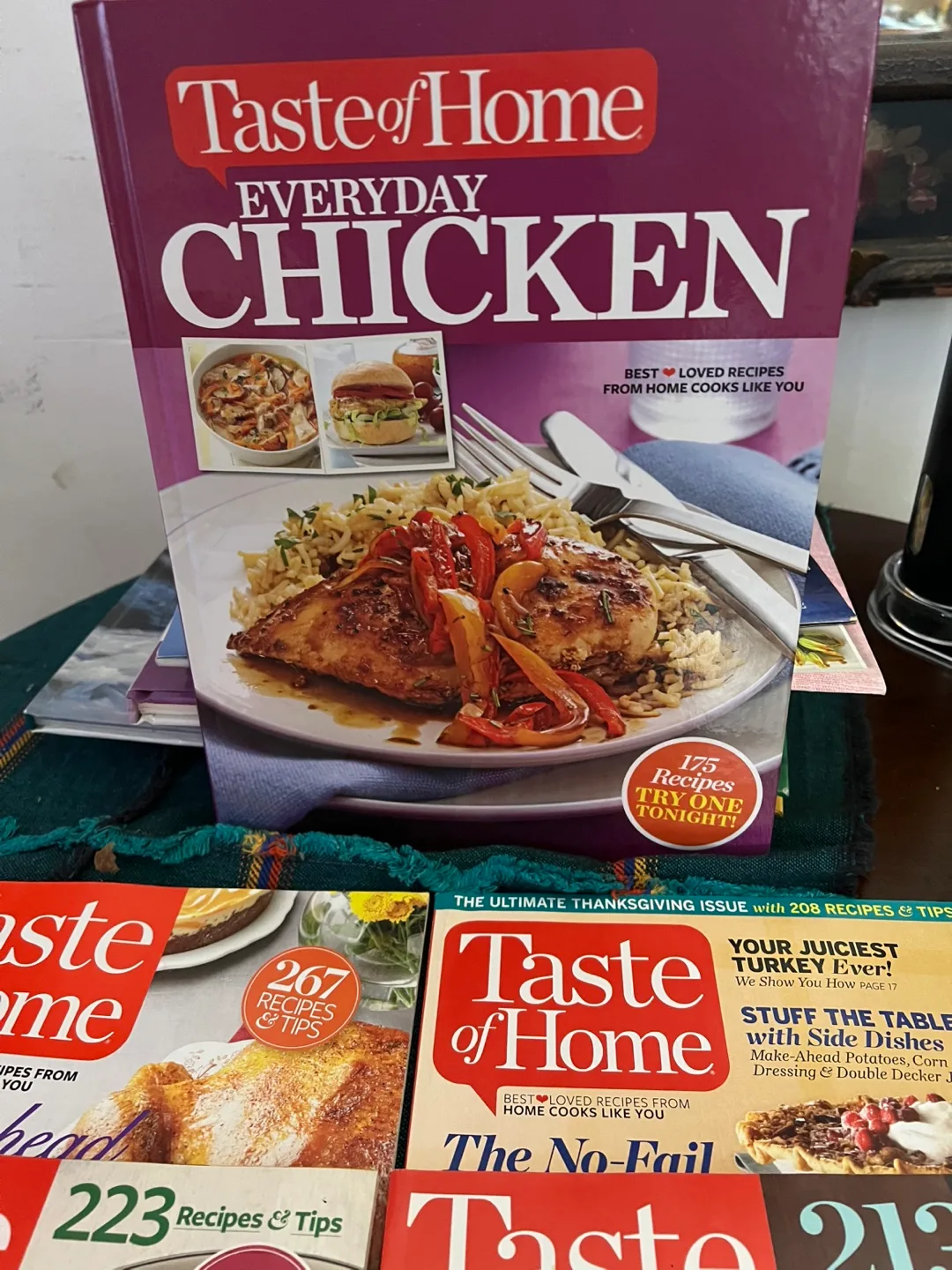 Taste of Home Cookbook Magazines.   $10 all them image indicator(4)