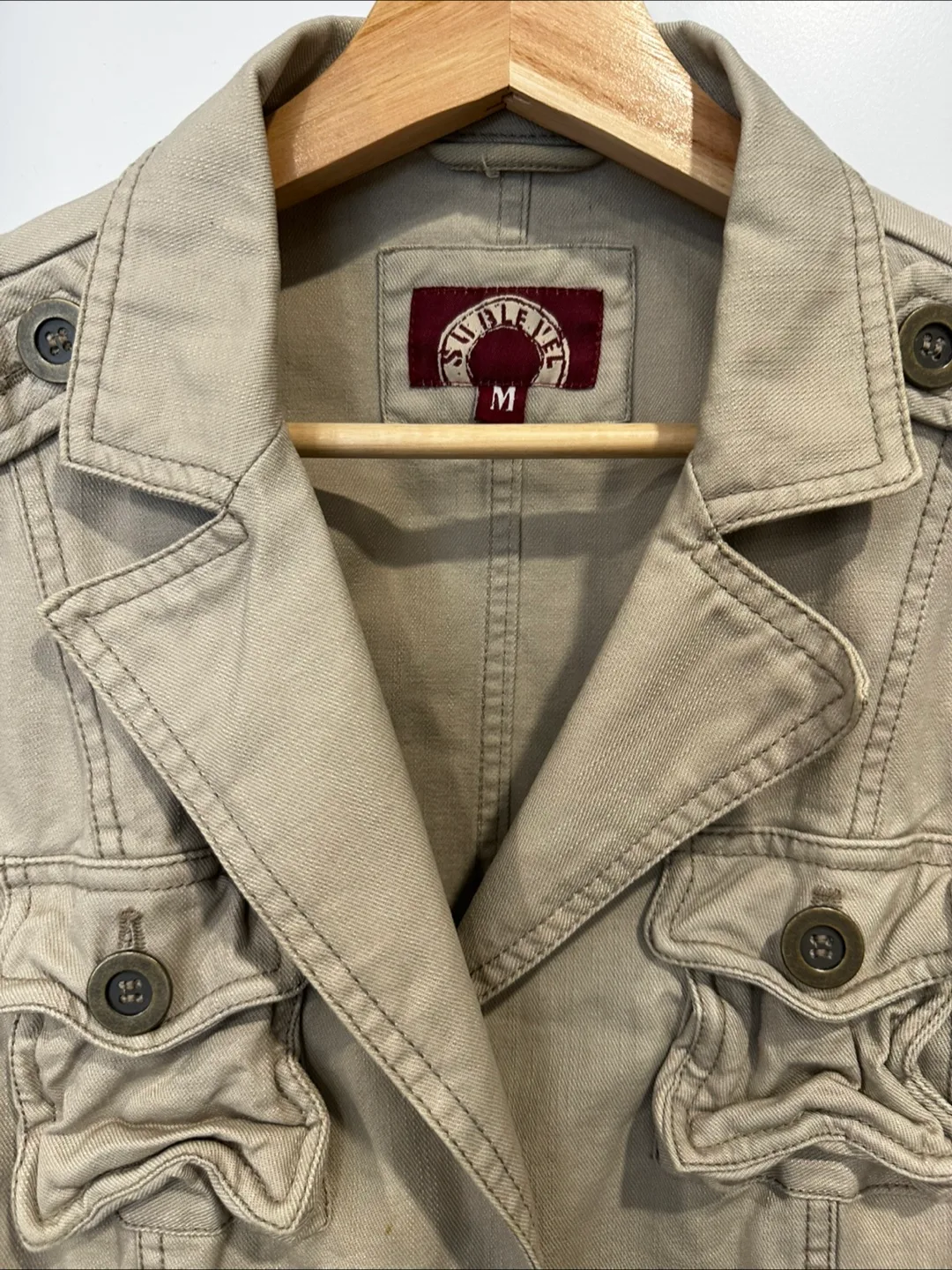 Saddlebred Beige Jacket - Size M image indicator(2)