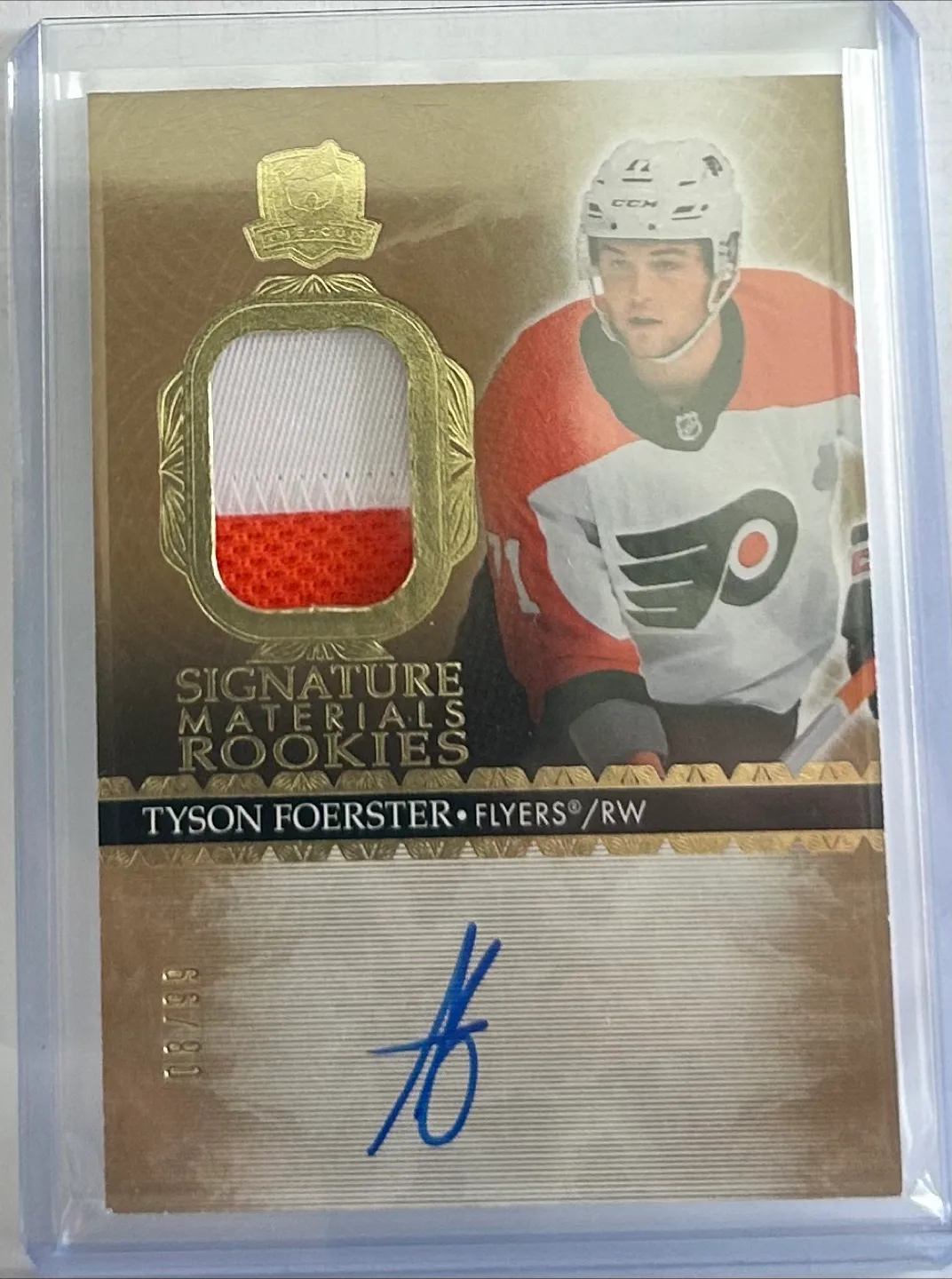 Tyson Foerster Rookie Signature Card /99 thumbnail
