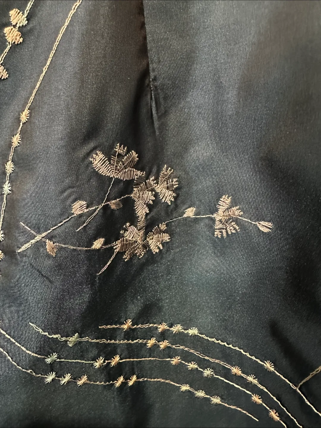 Vintage Silk Embroidered Dress image indicator(3)
