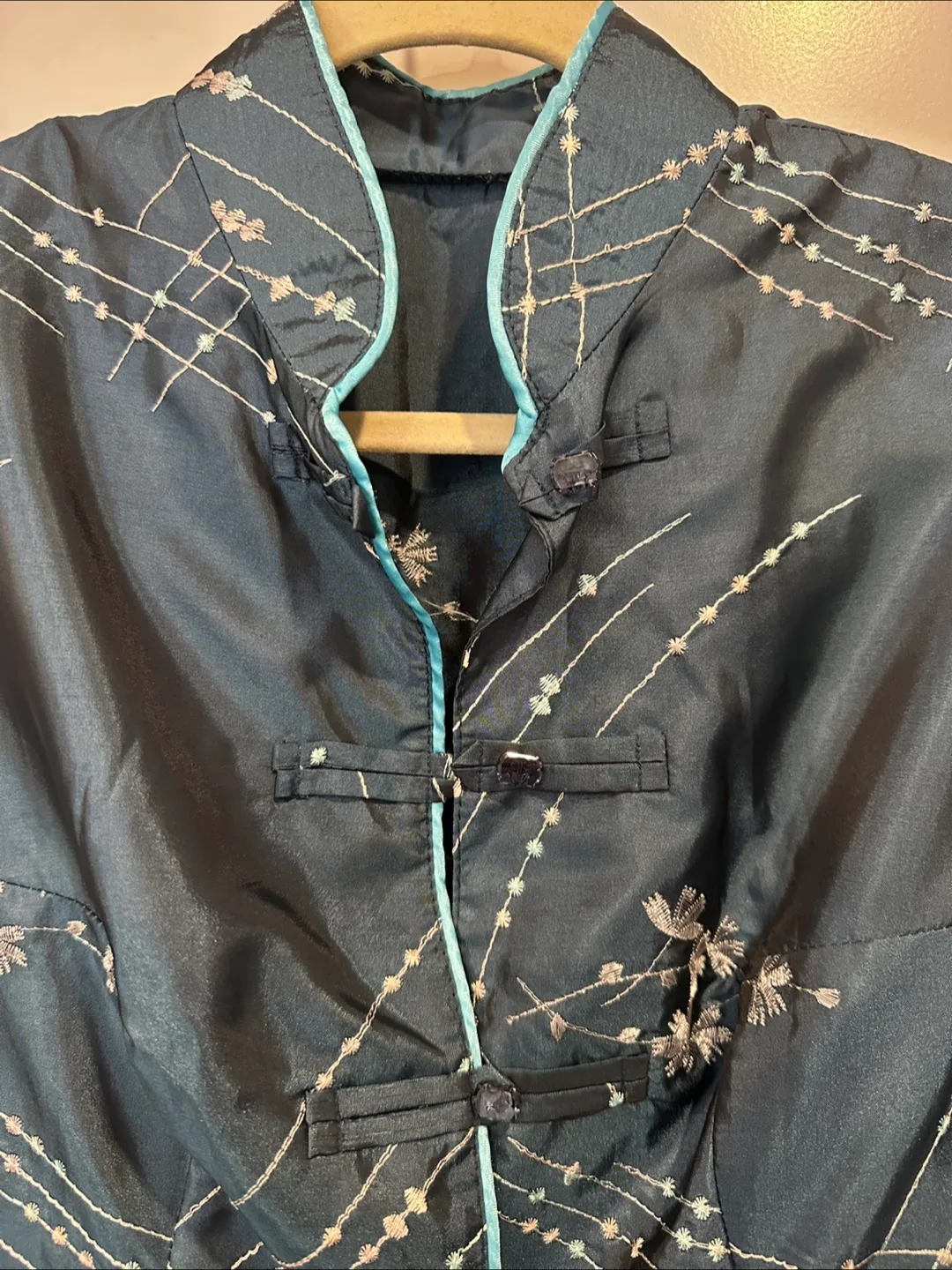 Vintage Silk Embroidered Dress image indicator(2)