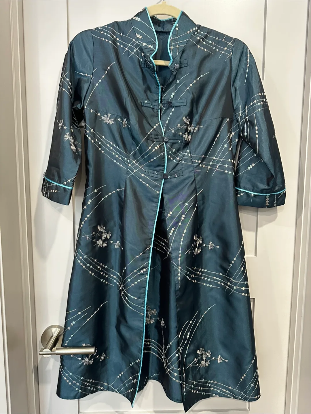 Vintage Silk Embroidered Dress thumbnail