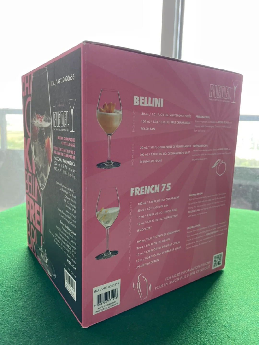 New Riedel Cocktail Mixing Champagne Glasses, Set of 4 image indicator(4)