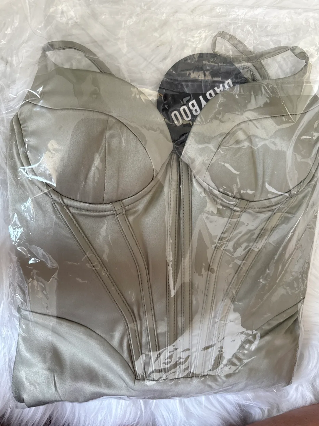 New Babyboo Sage Corset Midi Dress XS thumbnail