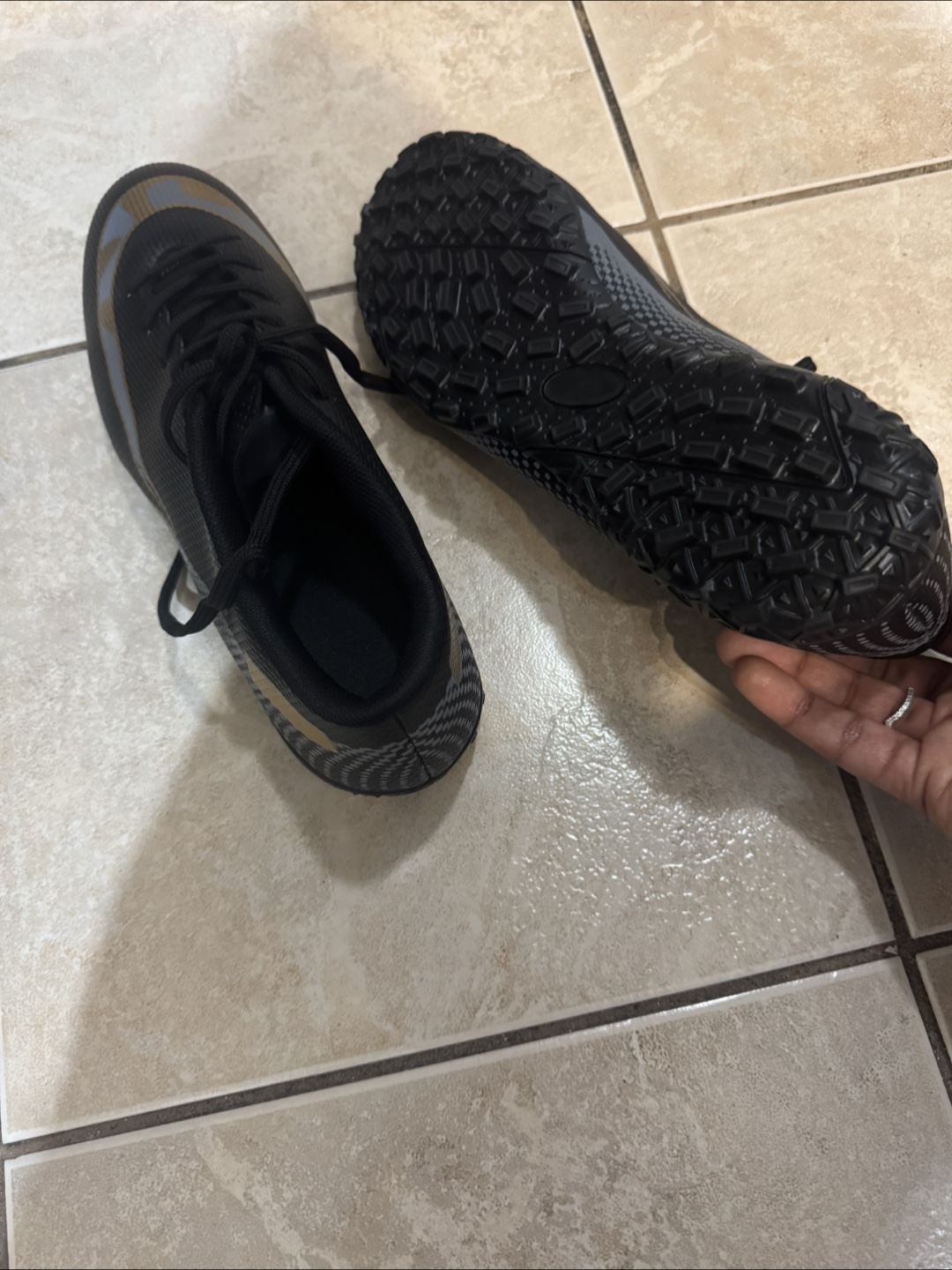 Nike Turf Soccer Shoes - Black