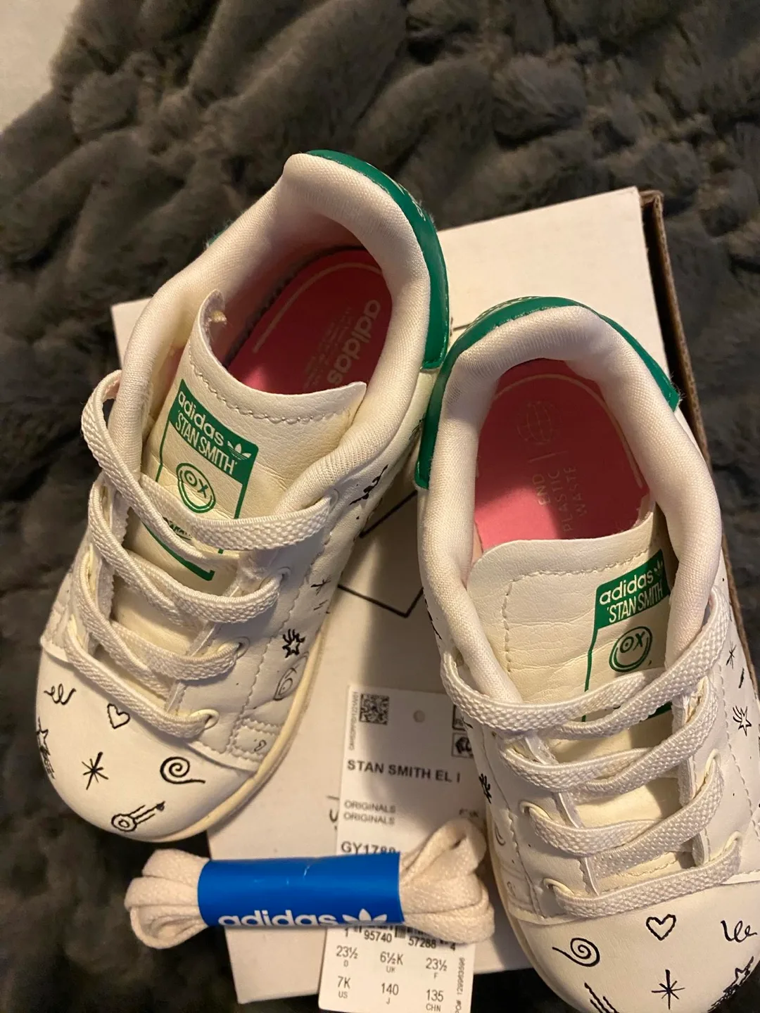 “LIMITED EDITION “ Adidas Stan Smith EL I Sneakers - Size 7K image indicator(2)