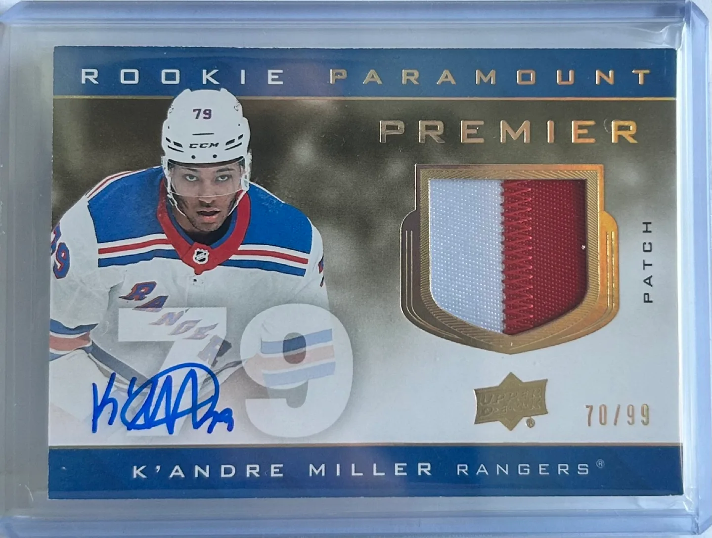 K'Andre Miller /99 Rookie Paramount Premier Patch Card thumbnail