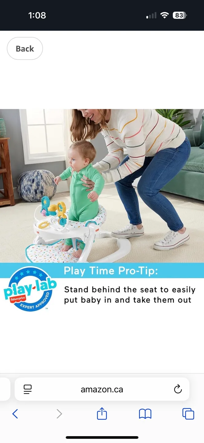 Fisher-Price Deluxe Sit-Me-Up Floor Seat image indicator(6)