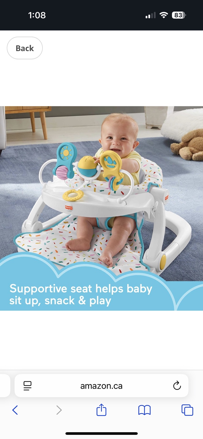 Fisher-Price Deluxe Sit-Me-Up Floor Seat - photo 2