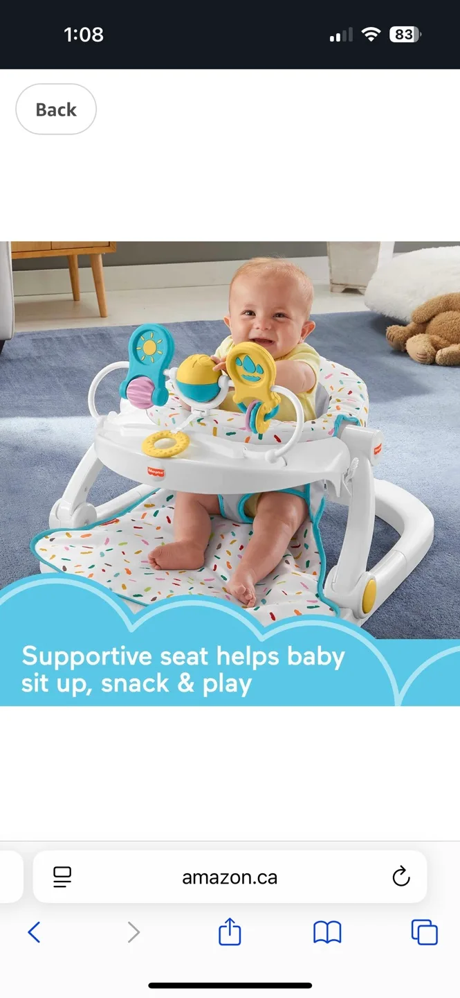 Fisher-Price Deluxe Sit-Me-Up Floor Seat image indicator(2)