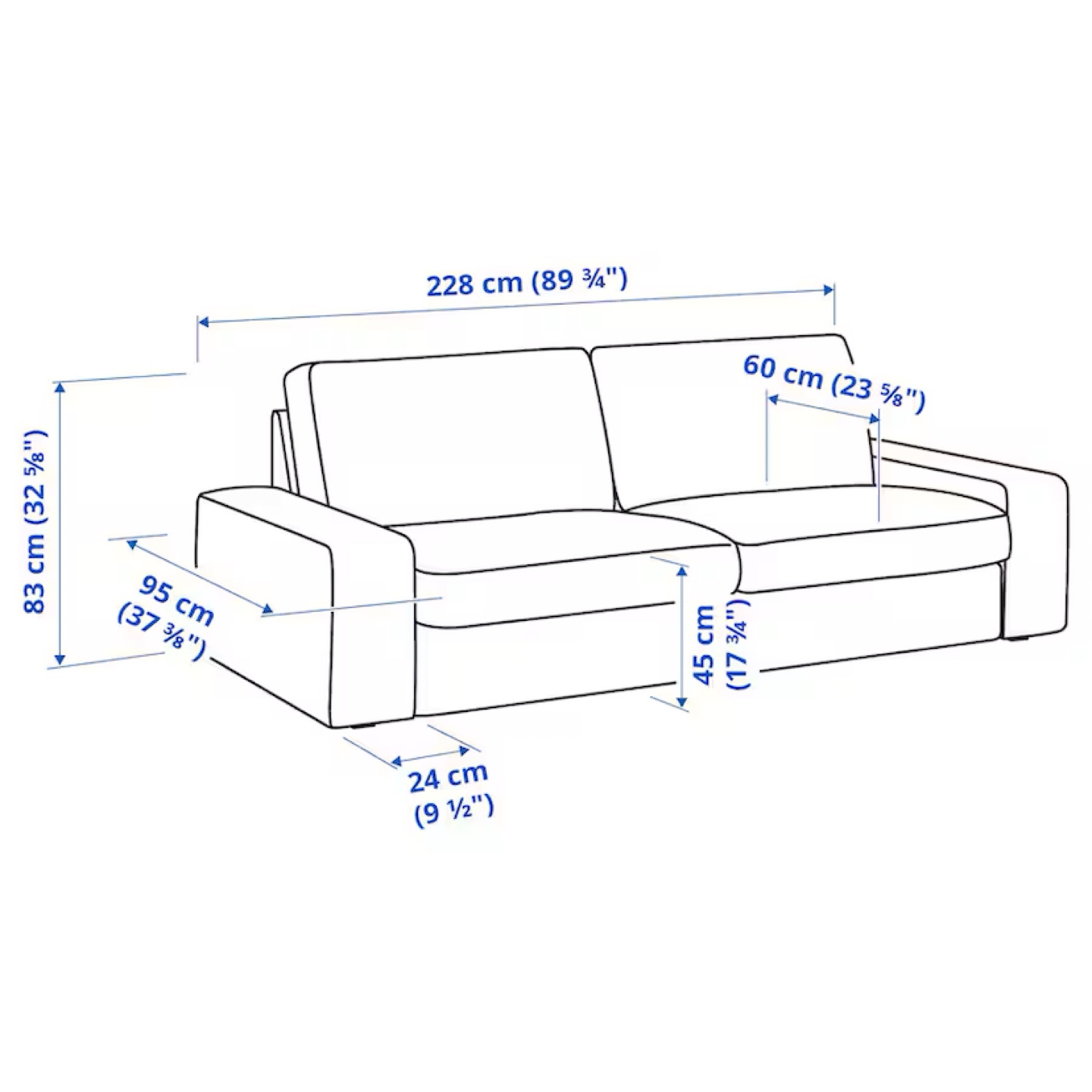 IKEA Kivik 3-seat sofa - photo 2
