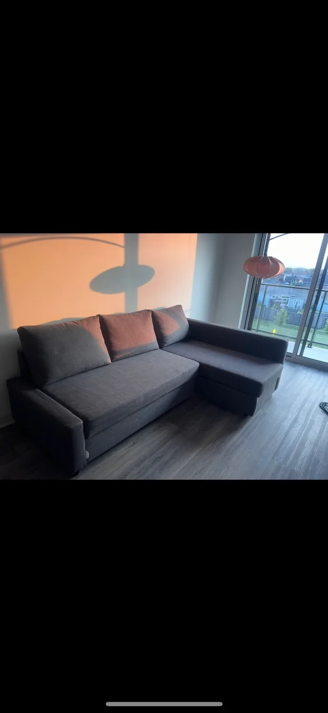 Grey Sectional IKEA  Sofa-Bed thumbnail
