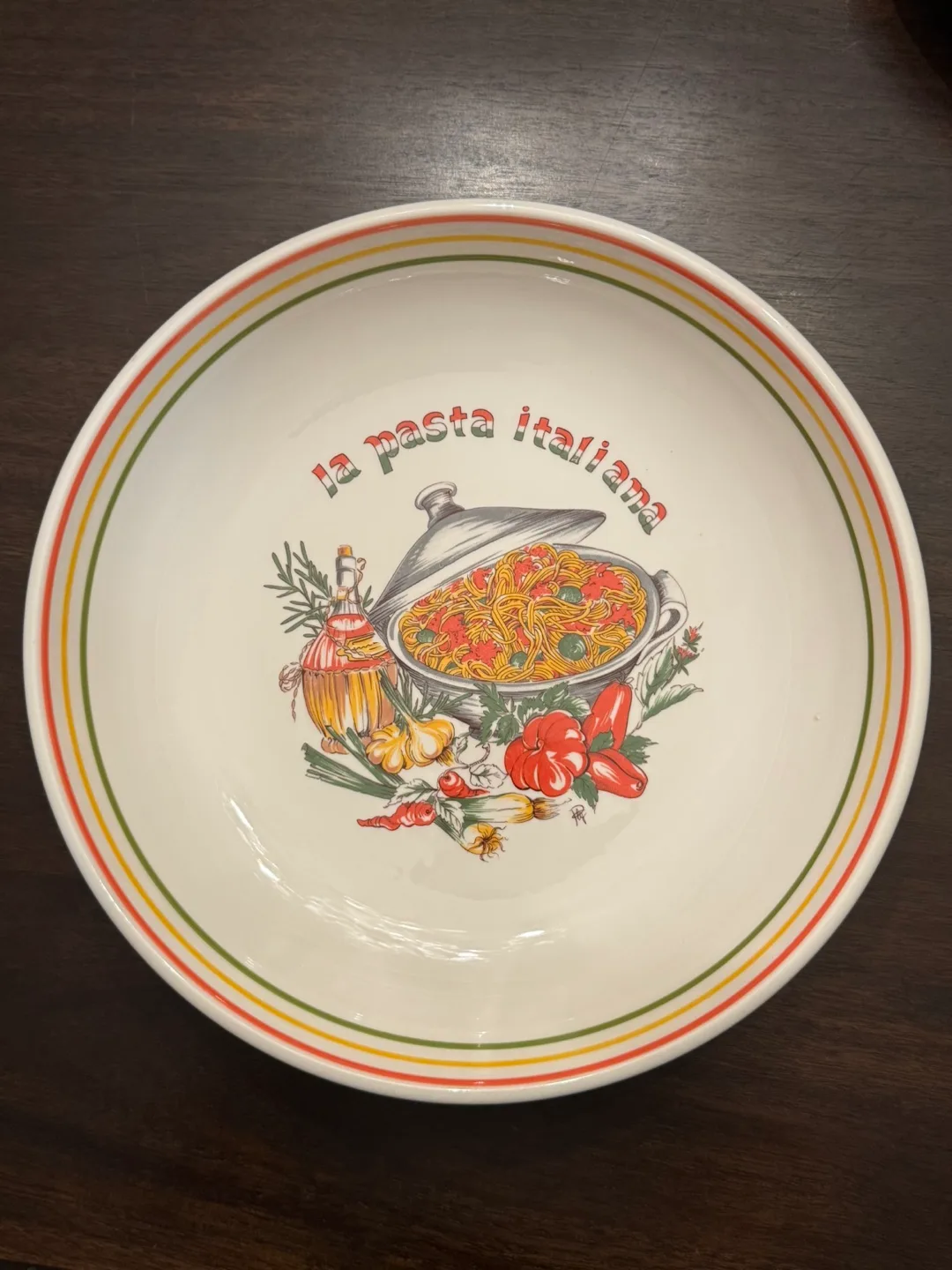 🇨🇦La Pasta Italiana Serving Bowl - Made in Italy thumbnail