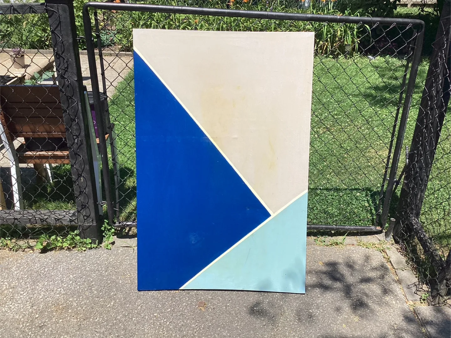 Vintage RICHARD LEWISOHN Painting ! thumbnail