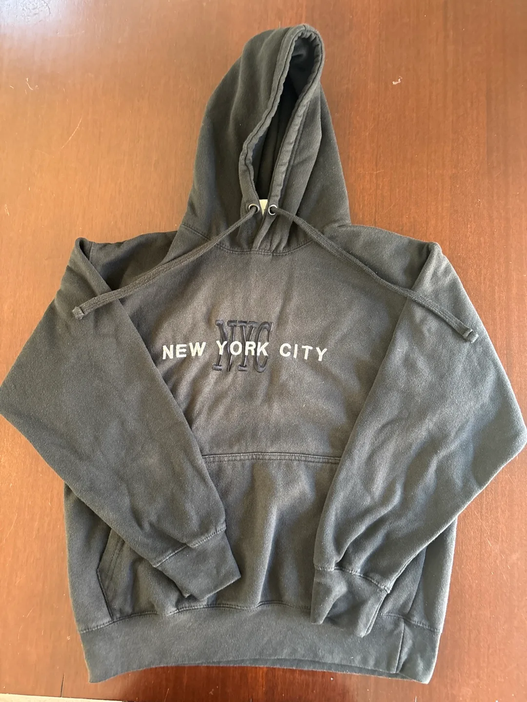 Brandy Melville NYC Hoodie - Black thumbnail