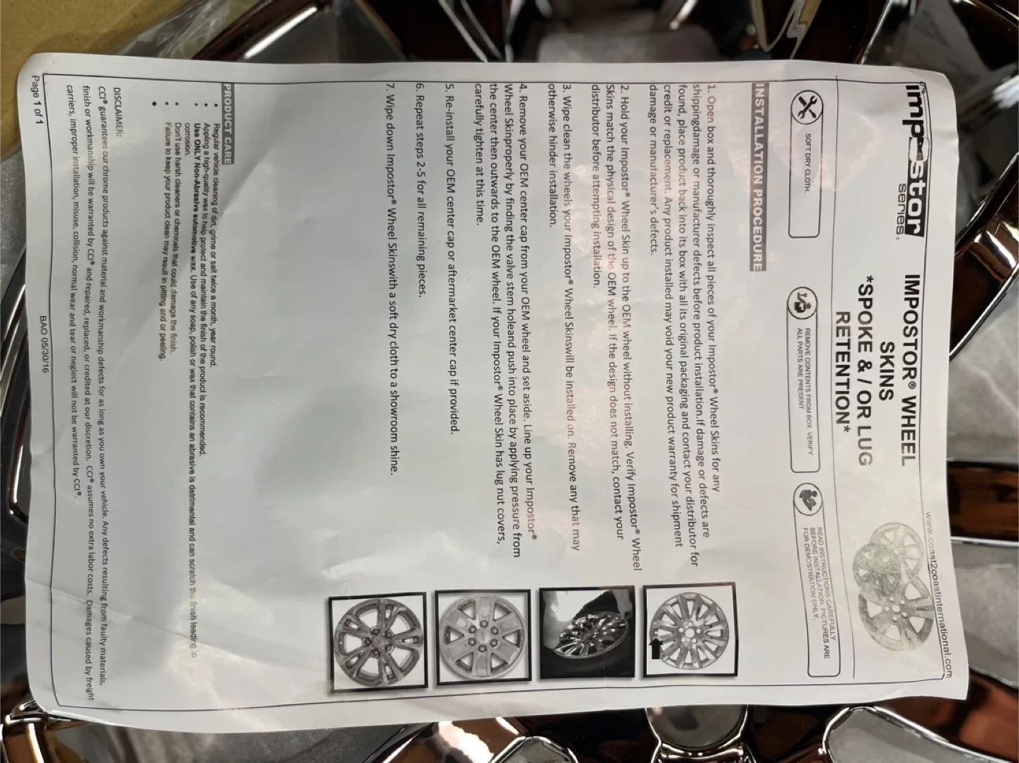 Chrome wheel Cover Jeep Cherokee image indicator(2)