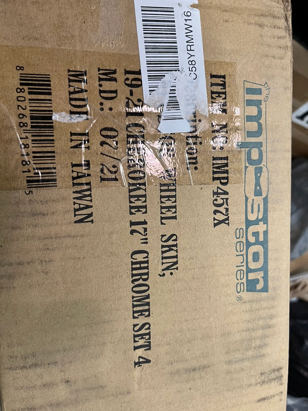 Chrome wheel Cover Jeep Cherokee image indicator(5)