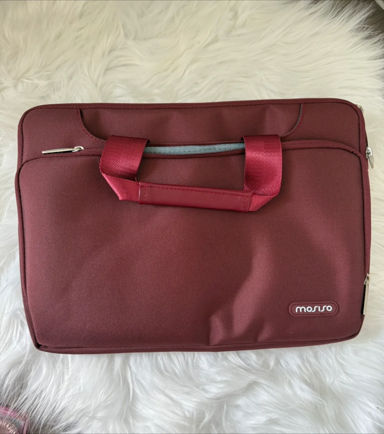 Brand new Mosiso Burgundy Laptop Bag thumbnail