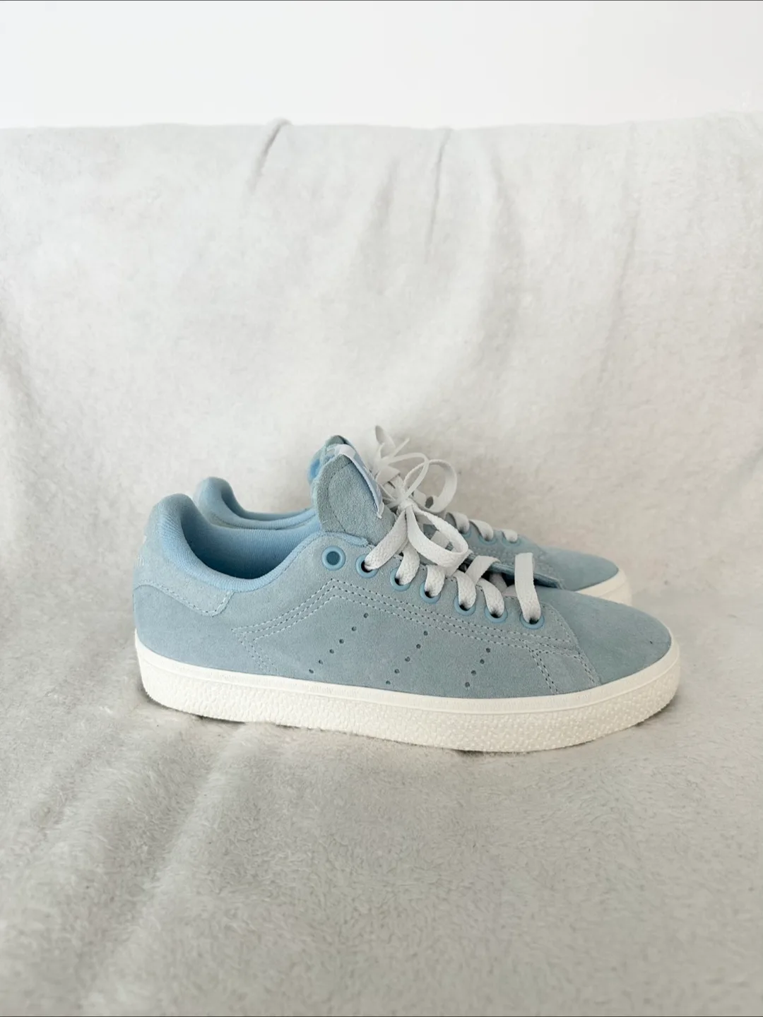 Brand New Adidas Stan Smith CS W Suede -size 38 Light Blue image indicator(2)