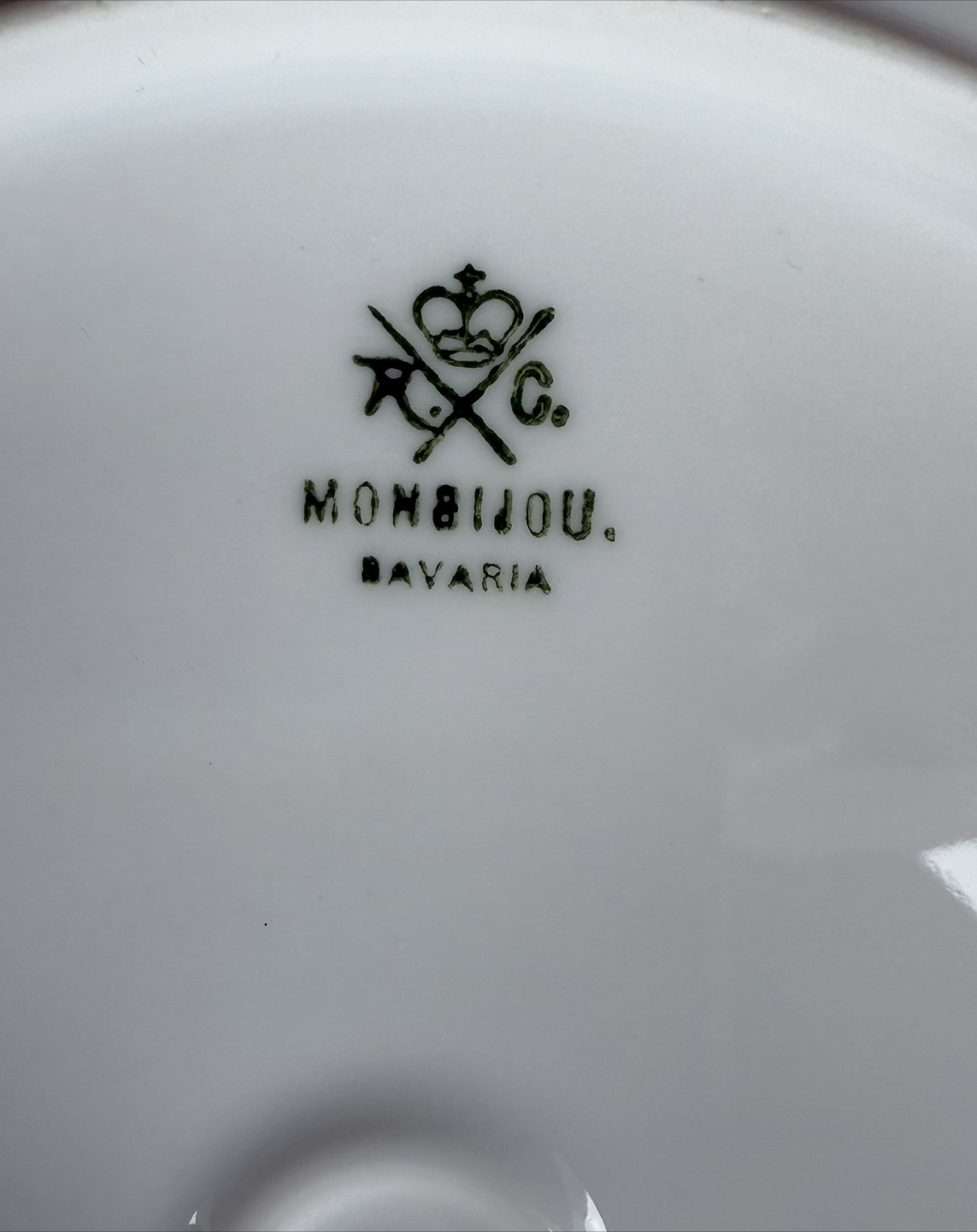 Vintage Monbijou floral plate - photo 2