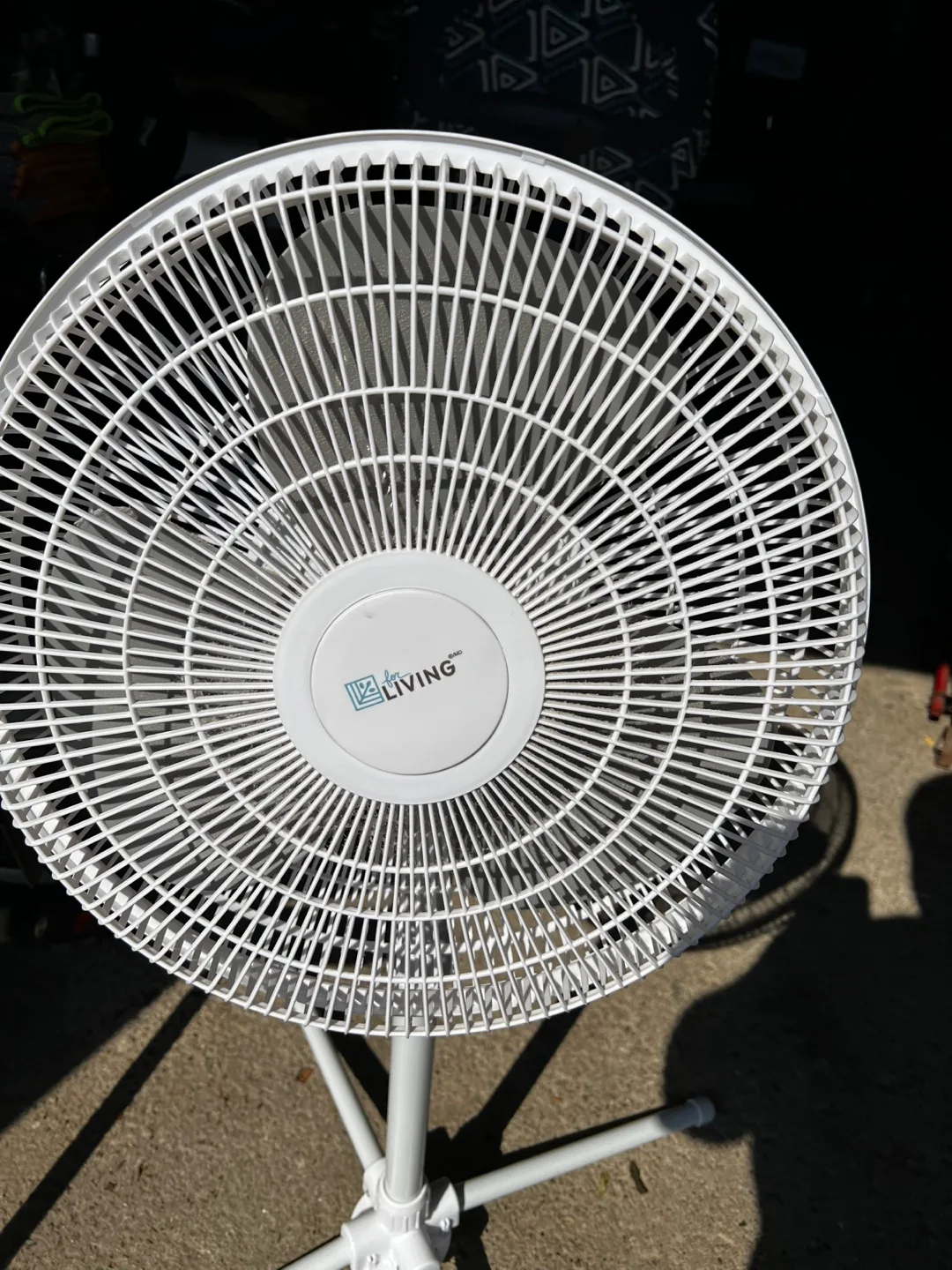 Living Basics White Stand Fan thumbnail