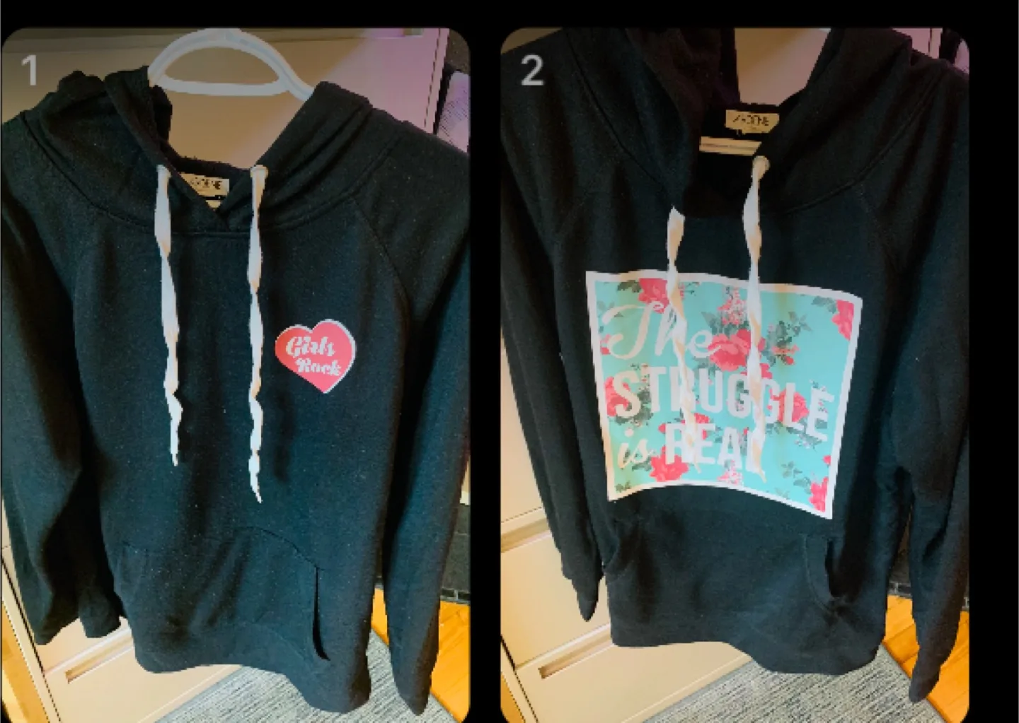 2 Ladies Pullover Hooded Sweater (large) for $11 thumbnail