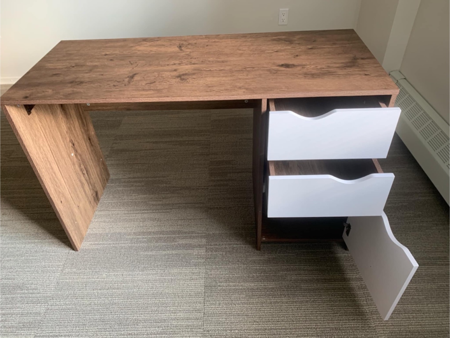 Brown Computer Desk. - photo 2