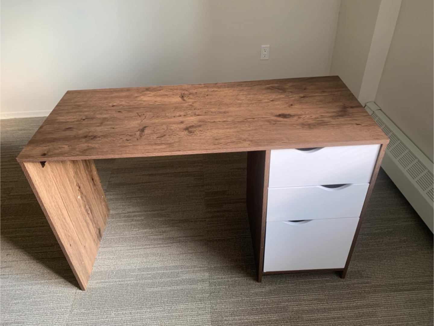 Brown Computer Desk.