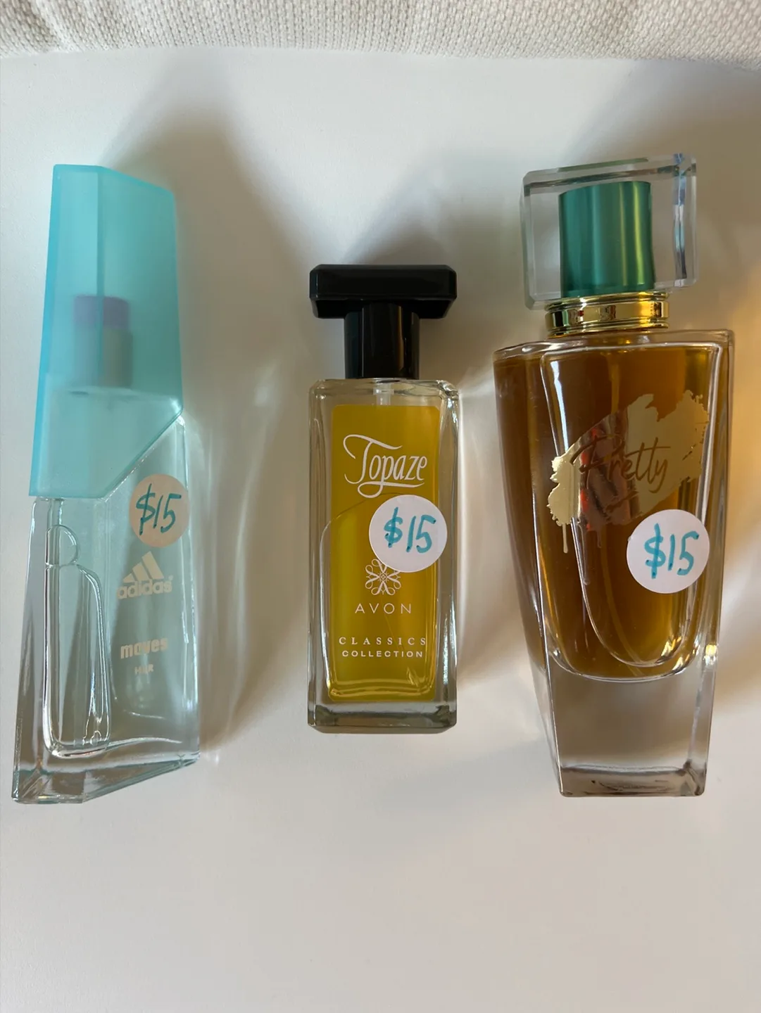 Perfume Bundle: Adidas, Avon, Pretty - $15 Each thumbnail