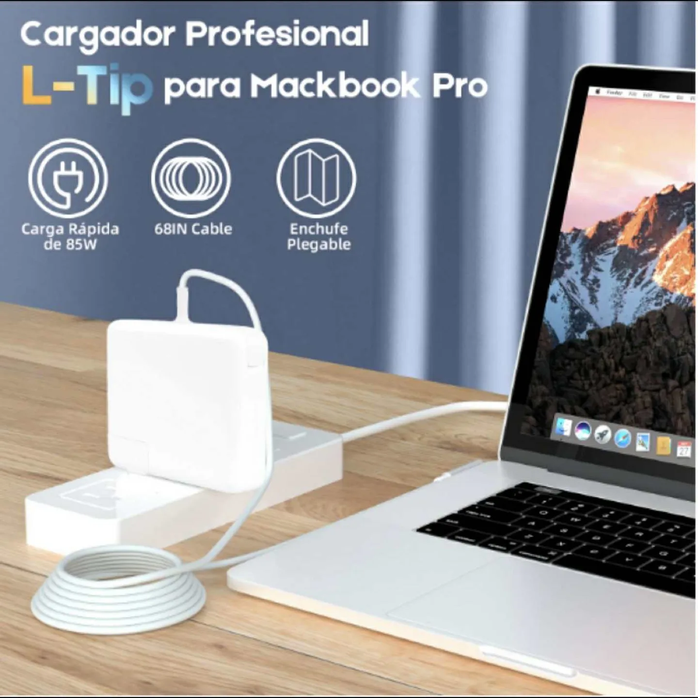 *Brand New* 85W L-shaped computer fast charging head image indicator(2)