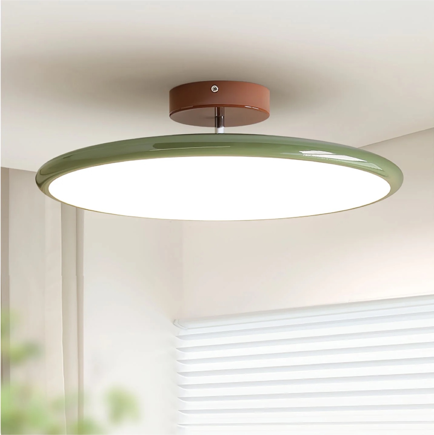 Green LED Ceiling Light