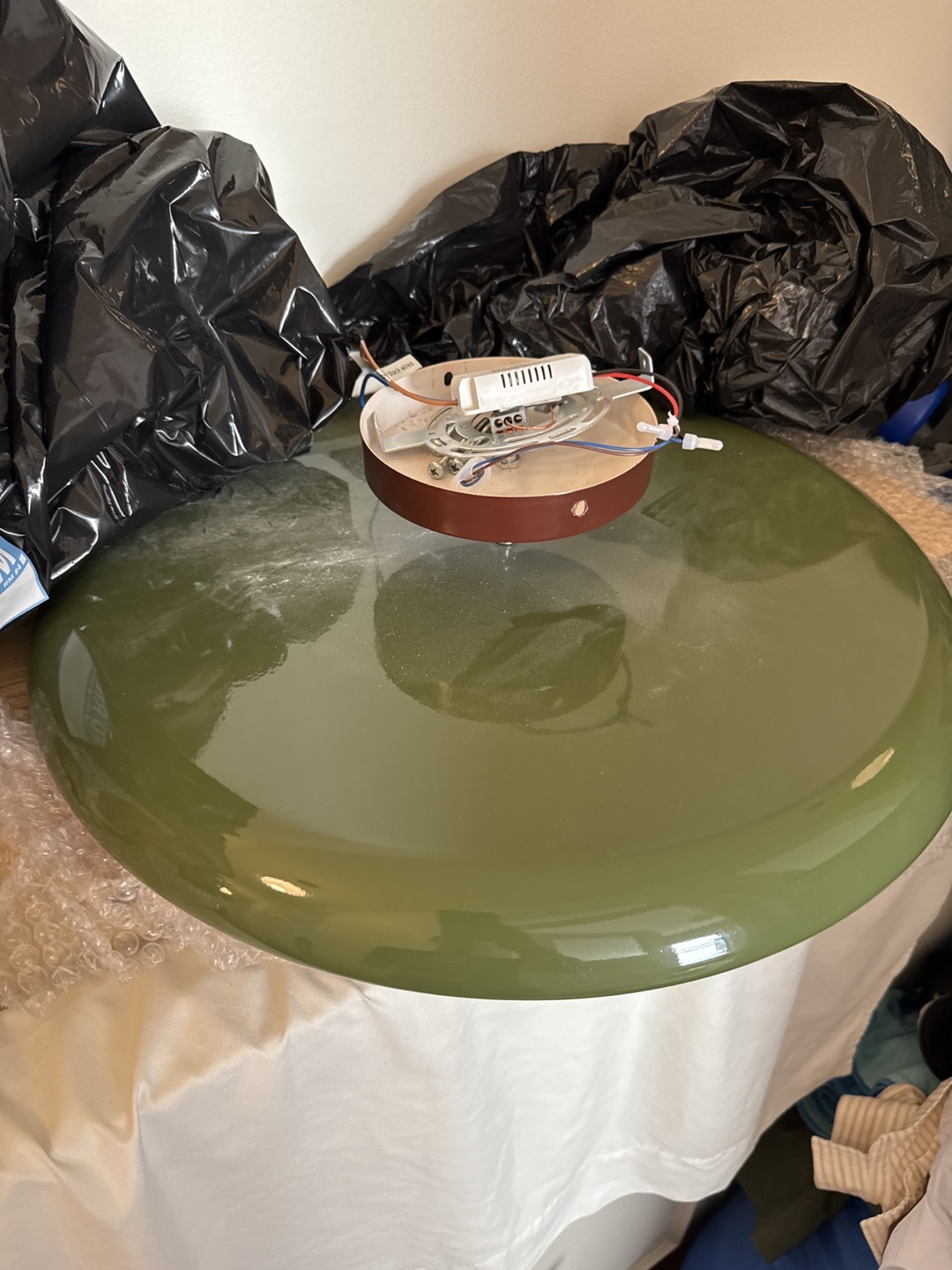 Green LED Ceiling Light - photo 2