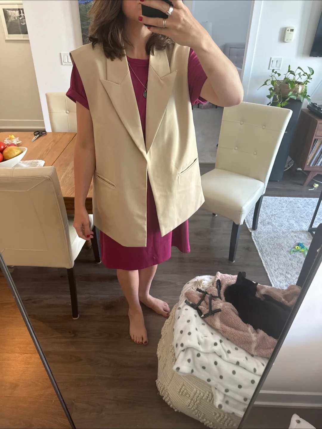 Aware by Vero Moda Vest - Size US 8 image indicator(4)