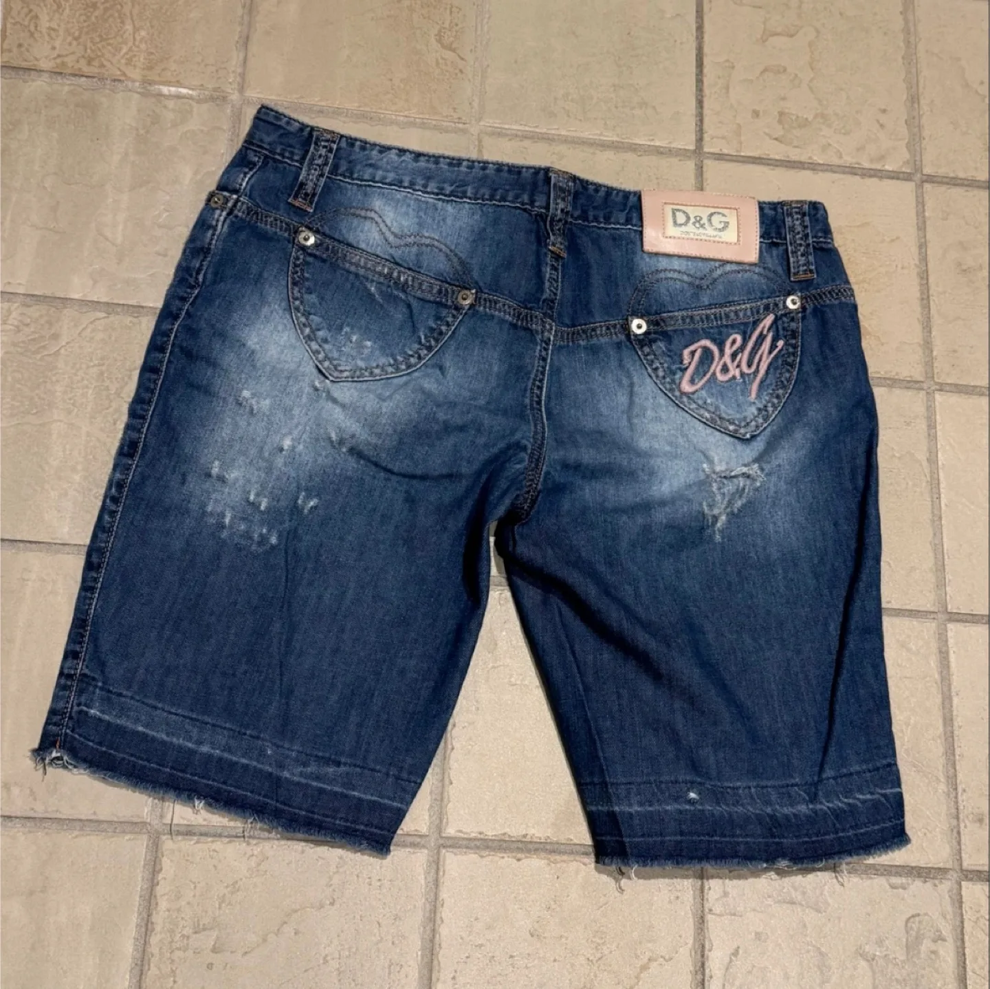 🇨🇦🍁D&G Dolce & Gabbana Denim Shorts - Size 28 thumbnail