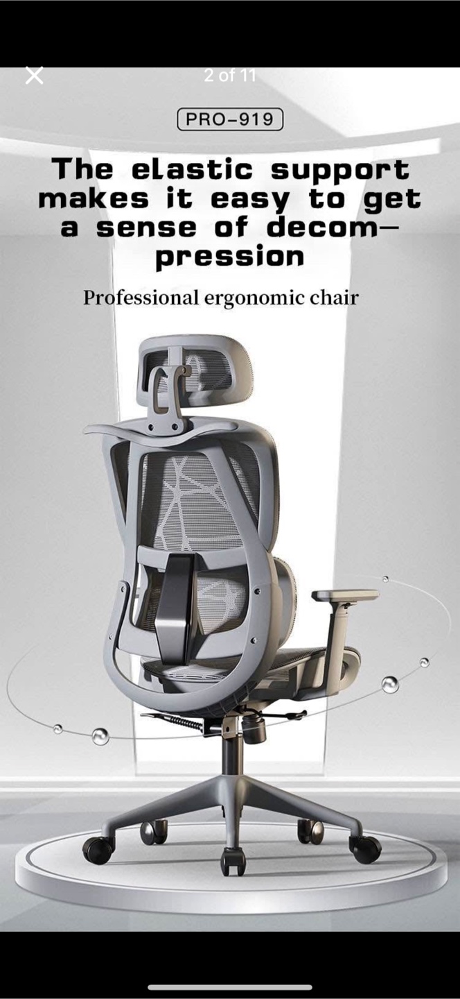 Ergonomic Mesh Office Chair - Like New! - photo 4