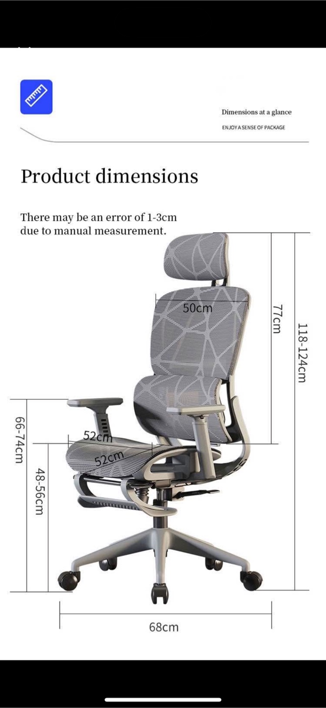 Ergonomic Mesh Office Chair - Like New! - photo 2