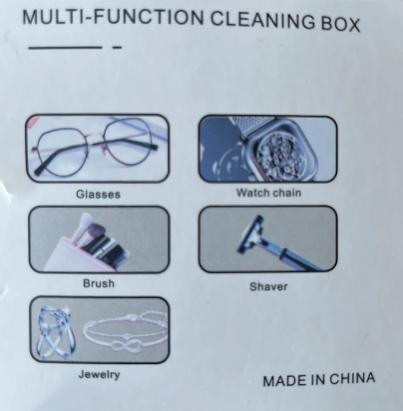 New Ultrasonic Jewelry Cleaner - White image indicator(3)