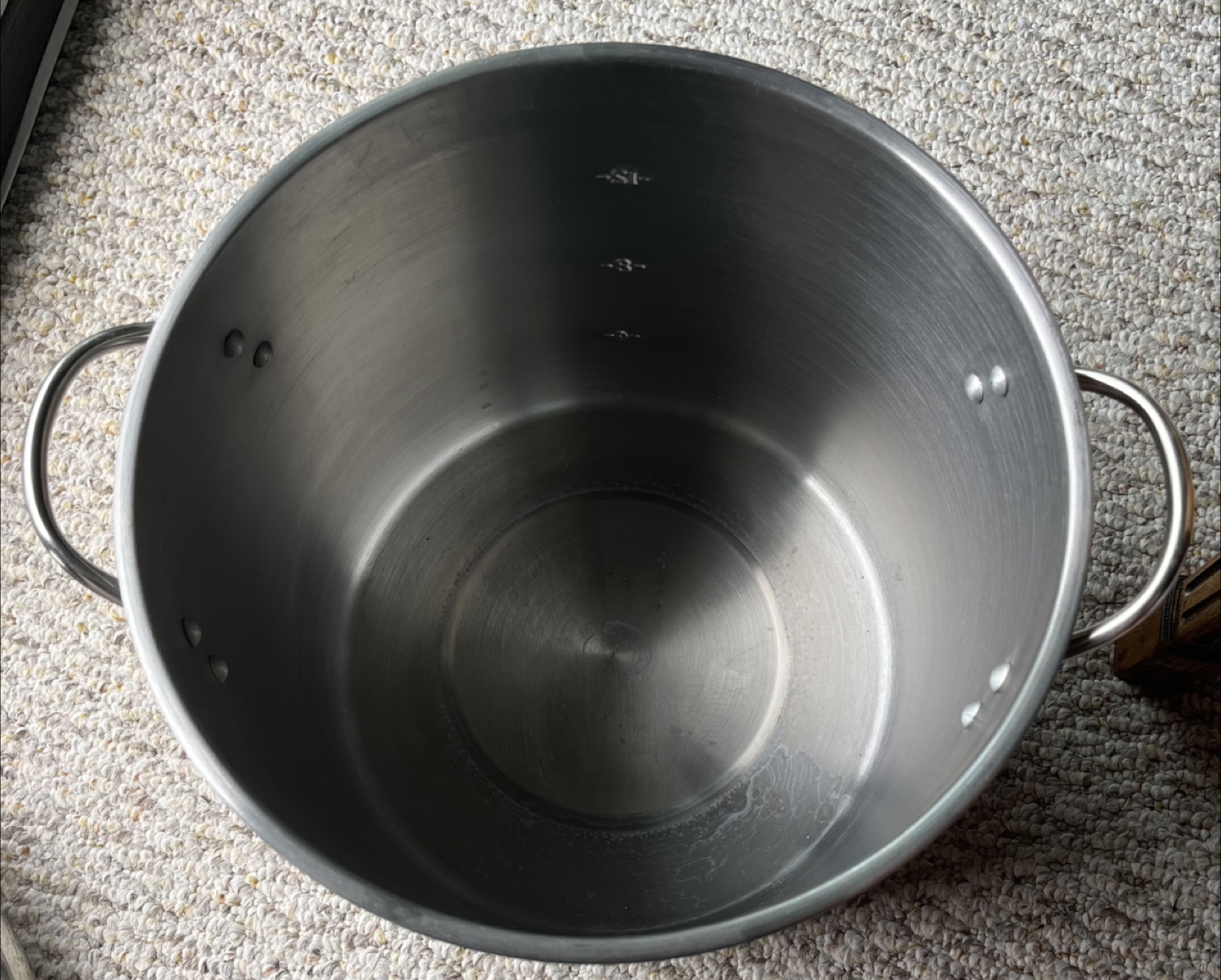 Large Stainless Steel Stock Pot with Lid - photo 2
