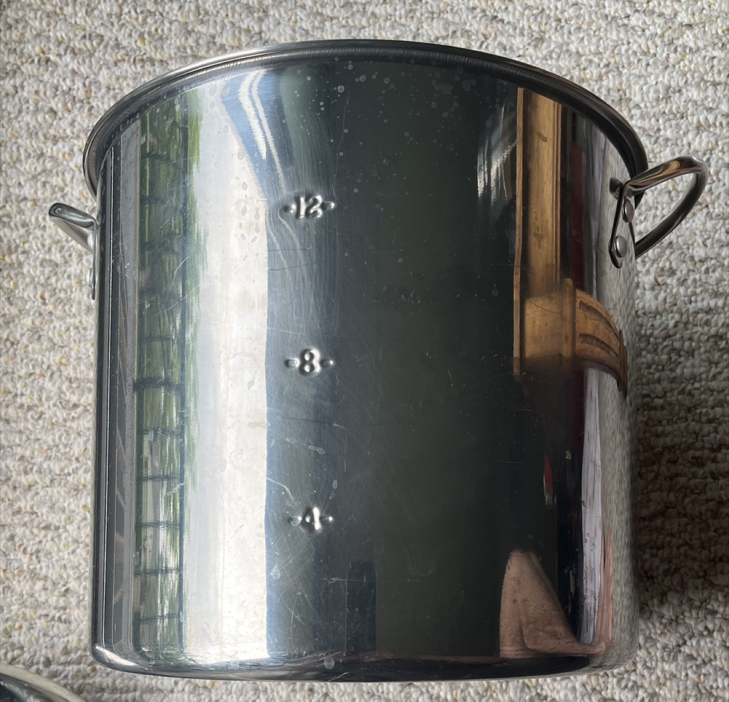 Large Stainless Steel Stock Pot with Lid - photo 3