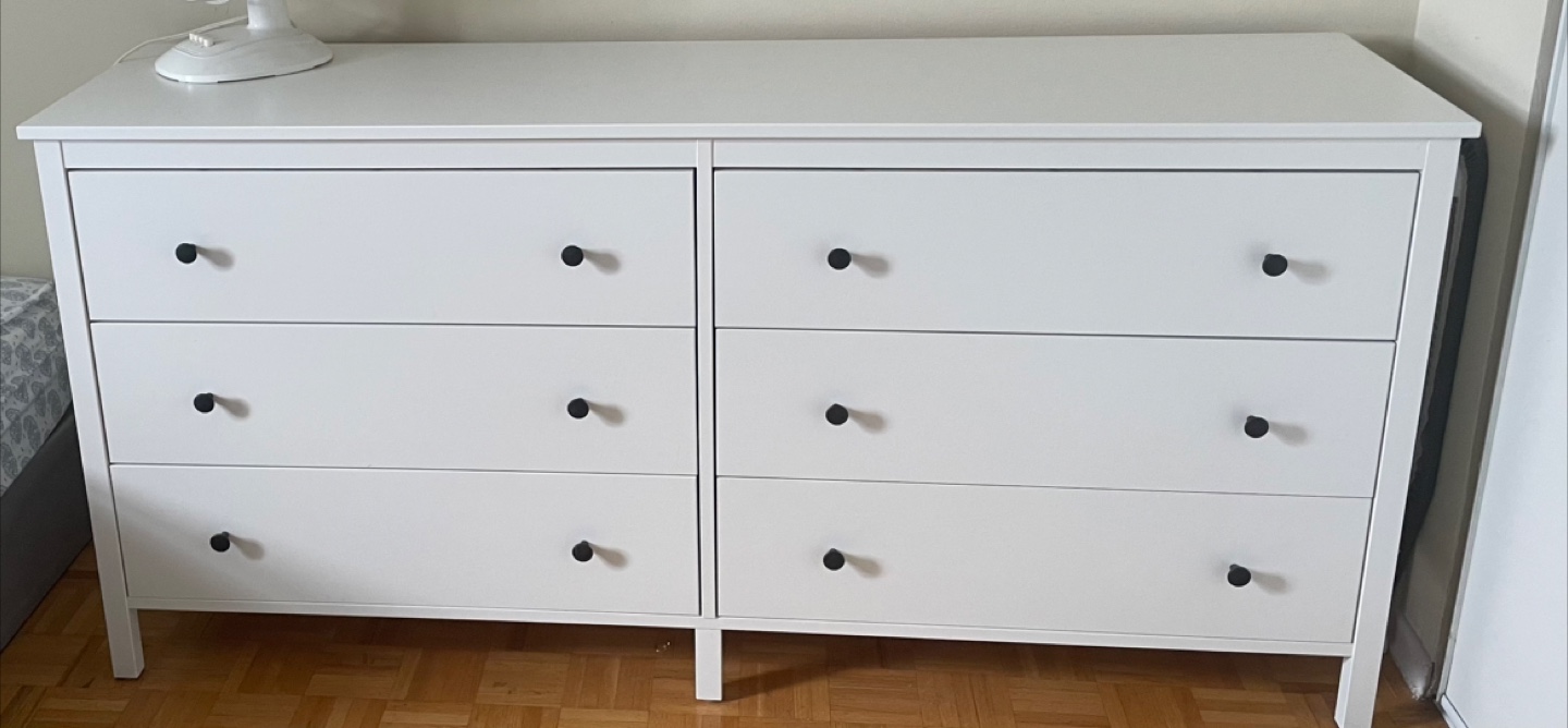 IKEA Hemnes White 6-Drawer Dresser - photo 2