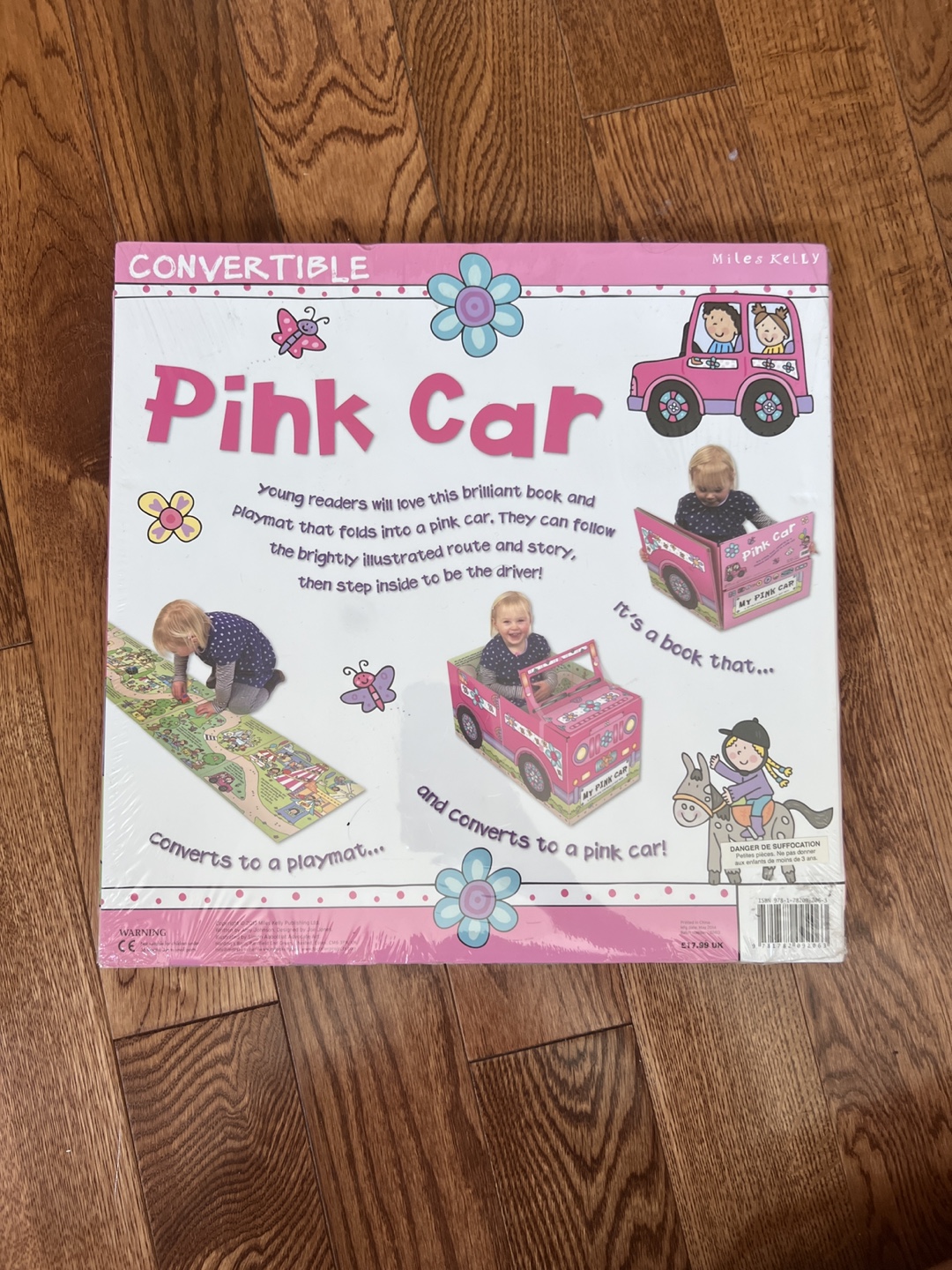 Convertible Pink Car Book & Playmat - photo 2