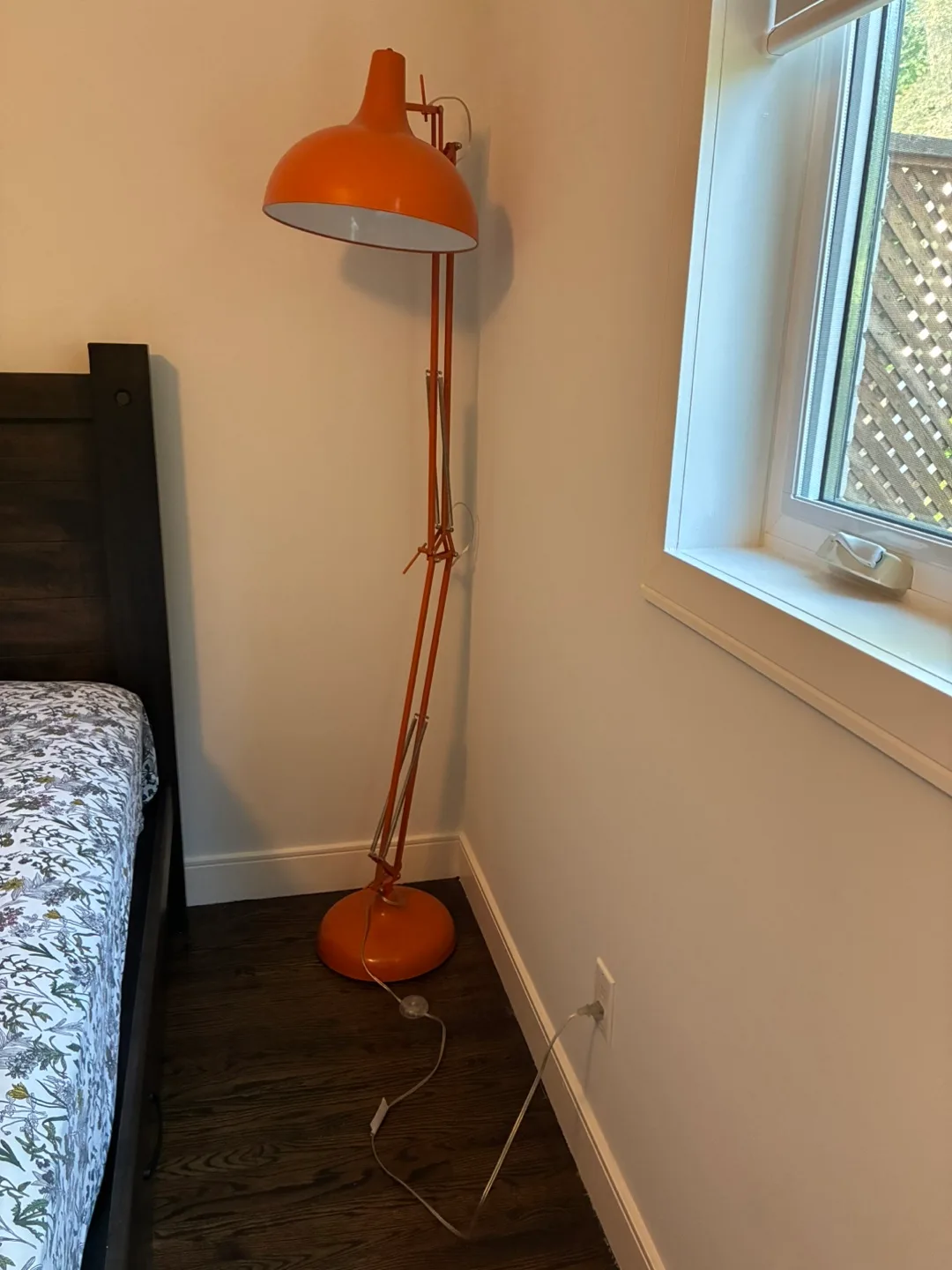 Orange Adjustable Floor Lamp thumbnail