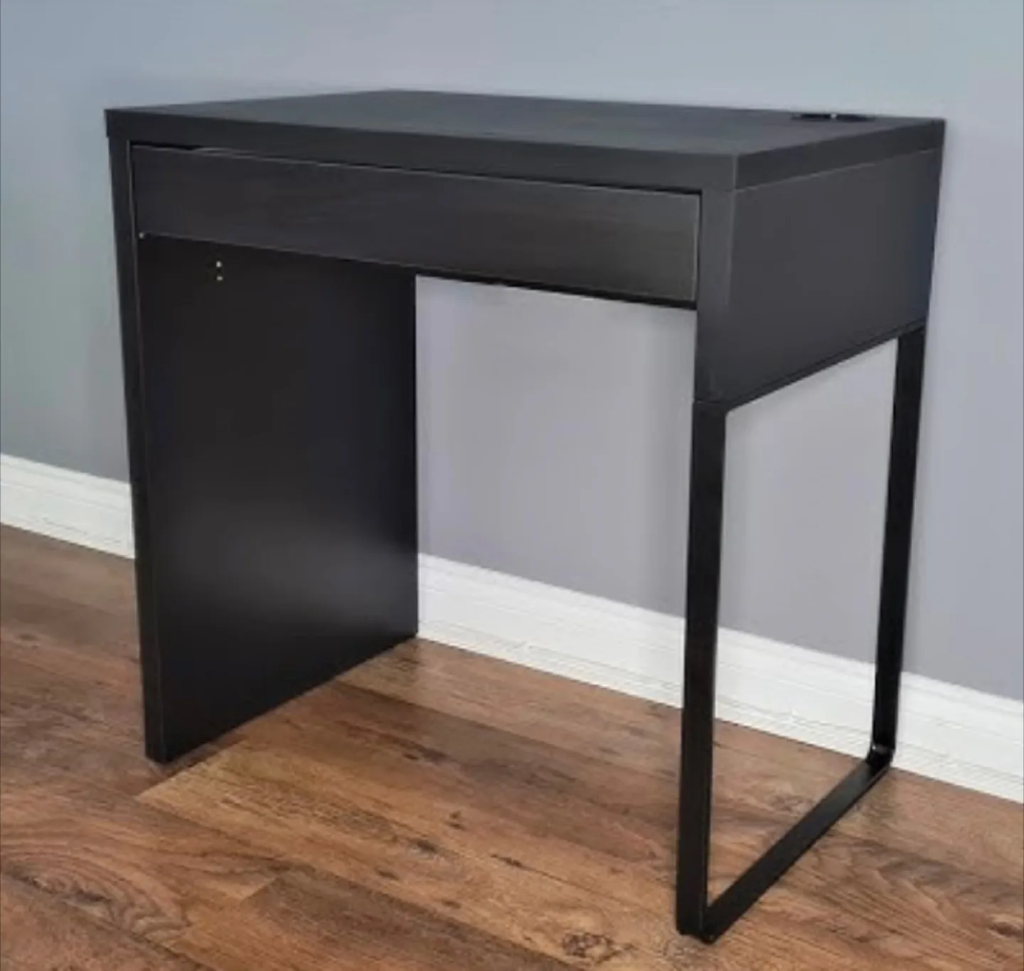 New Black Desk with Drawer thumbnail
