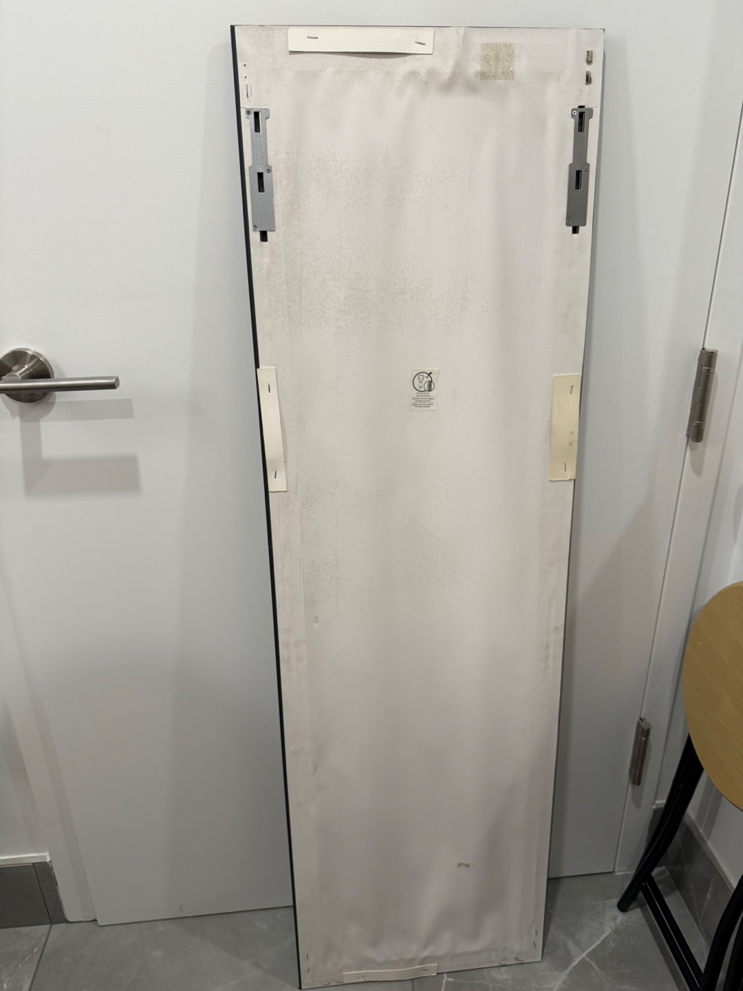 Full Length Mirror - Dark Brown/Black Frame - photo 2