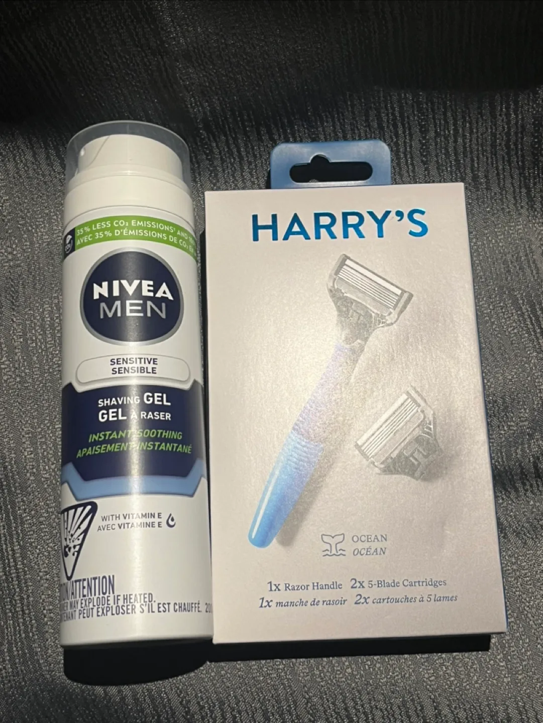 Nivea Men Shaving Gel & Harry's Razor Set thumbnail