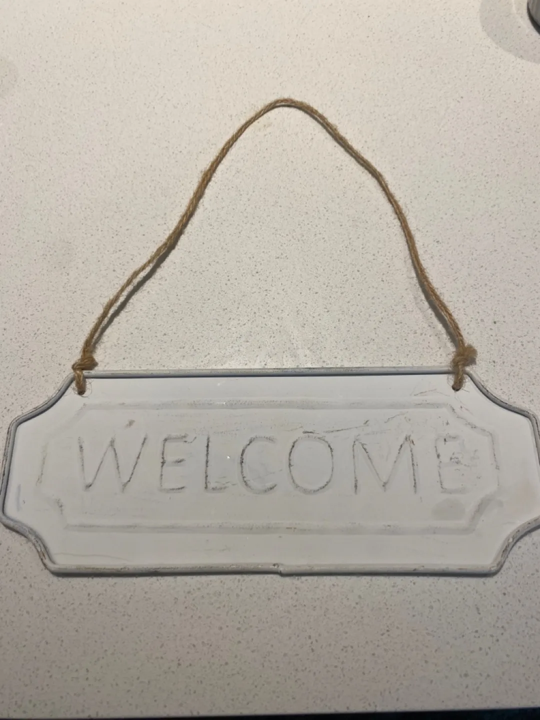 Welcome Sign - White thumbnail